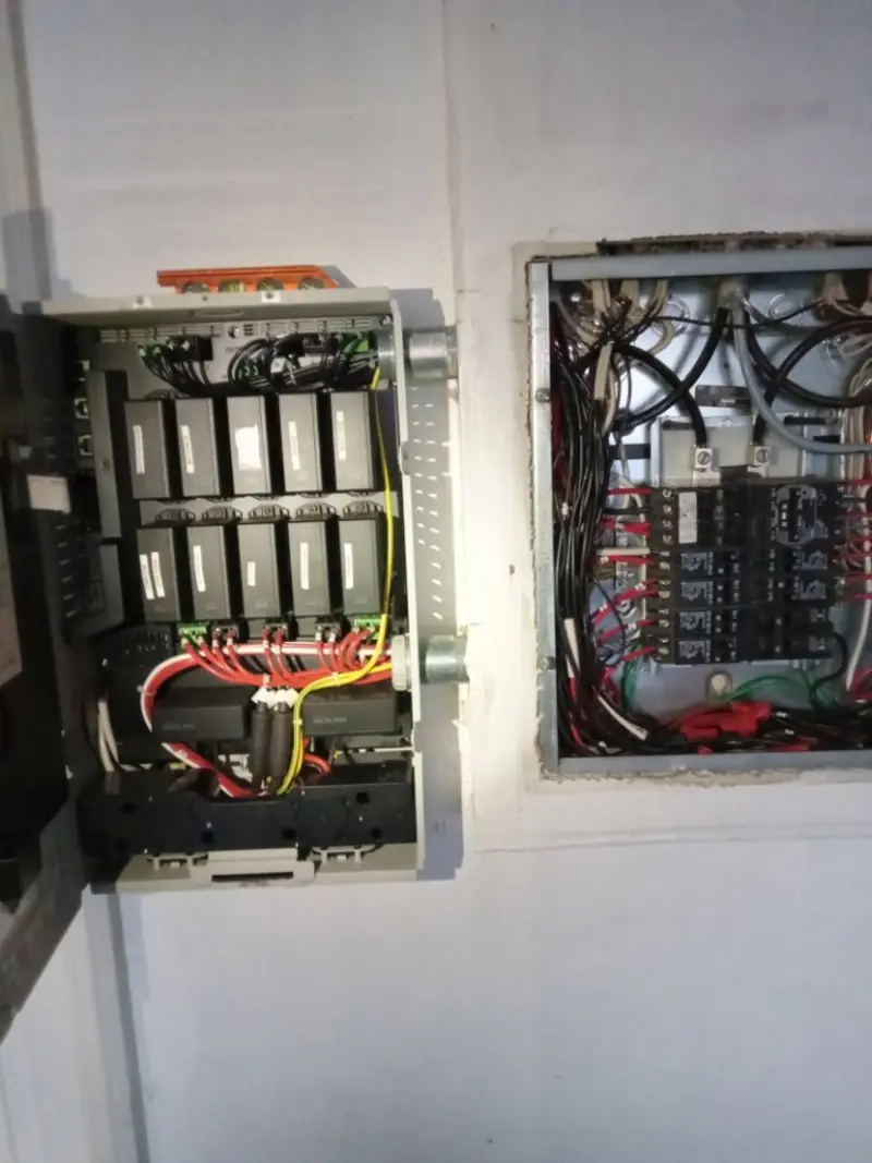 Electrical panel upgrade completed for Security Camera Wiring in Earlimart